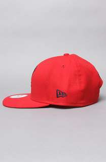 Crooks and Castles The New Era Medusa Snapback Hat in Scarlet 