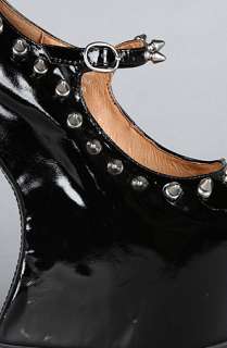 Jeffrey Campbell The Night Walk Spike Shoe in Black Patent  Karmaloop 