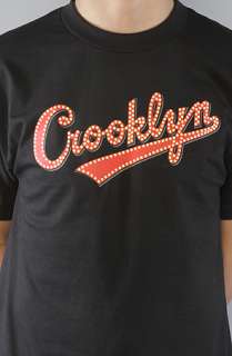 Sneaktip The Crooklyn Sign Tee in Black  Karmaloop   Global 