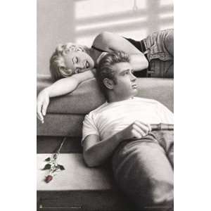 James Dean & Marilyn Monroe Poster Flute Song   Poster Großformat 