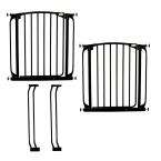 swing closed security gate value pack black dream baby swing