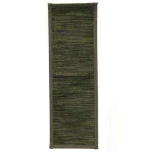 Bacova Tibetan Olive 2 Ft. X 6 Ft. Runner 08340HD  