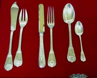 Odiot French Sterling Silver 42pcs Flatware Cutlery Set  