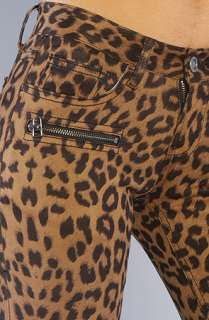 Play Me Jeans The Zip Skinny Jean in Leopard  Karmaloop   Global 