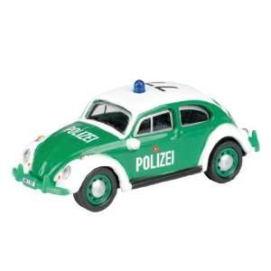 Schuco 452582600   VW Kfer Polizei Hamburg, 187, Sammlermodell 