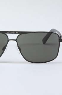 VonZipper The Metal Stache Sunglasses in Black Satin  Karmaloop 
