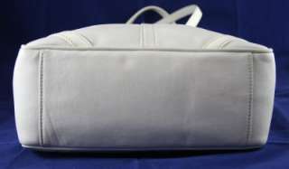 COACH *White* Leather Gallery BOOK TOTE Bag 10412  