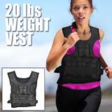 FITNESS TRAINING WEIGHTED VEST MEN EXERCISE ADJUSTABLE 40 POUNDS LB 