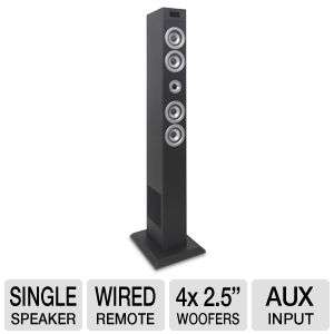 Proximus iPod/iPhone Speaker Tower   Four 2.5 Woofers,Built in 