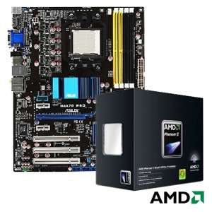 ASUS M4A78 Pro Motherboard & AMD Phenom II X4 955 Black Edition Quad 