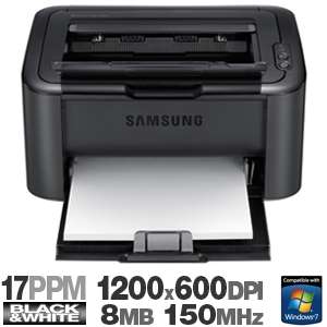 Samsung ML 1665 Black and White Laser Printer  1200 x 600 dpi 