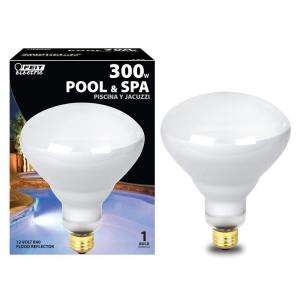 Feit Electric 300 Watt R40 Pool and Spa Reflector Incandescent Light 