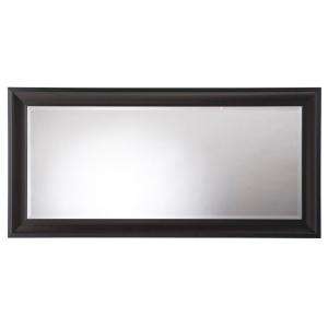   32 in. Framed Leaner Mirror in Dark Espresso 71906 