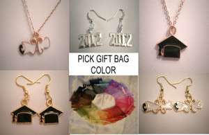  Charm NECKLACE or EARRINGS, Jewelry Party Favor PICK GIFT BAG  