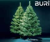  PE Baum BURI® Weihnachtsbaum 180cm Nadeln wie echt 