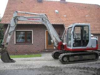 Takeuchi TB 175 Minibagger 7.5to  Schnellwechsler + Tieflöffel in 