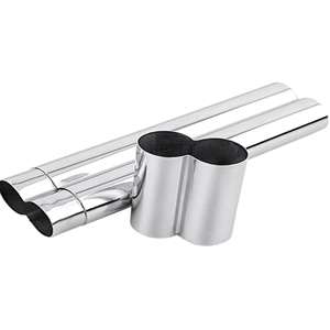 Two Cigar Stainless Steel Tube Humidor  