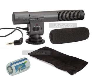 Pro DV stereo microphone mic uni direction f Canon DSLR  