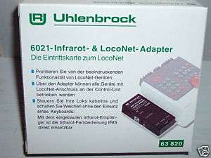 Uhlenbrock 63820 6021 Infrarot & LocoNet Adapter  
