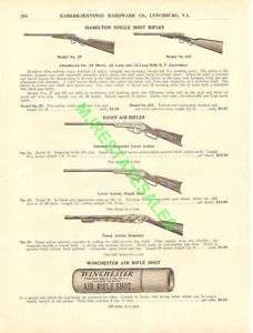 1917 Daisy Air Rifle Ad Catalog Advertisement  