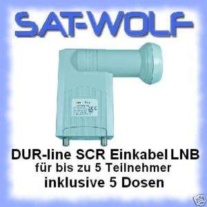 DUR line UK 101Unicable / SCR   Einkabel LNB Testsieger  