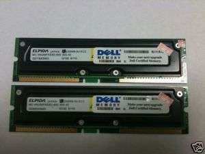 Dell Dimension 8200 8250 512MB PC1066 Rambus Memory  