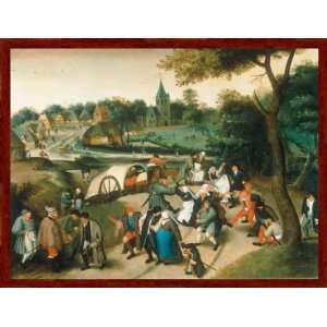 Bild mit Rahmen Pieter Brueghel der Jüngere, Rückkehr von der 