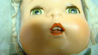   14 Composition Baby Doll 5 Jointed Sleepy Eyes Open Mouth CUTE  