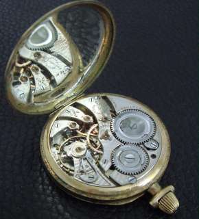 Antique Old Estate Vintage Deco Mens 12s Illinois Pocket Watch  
