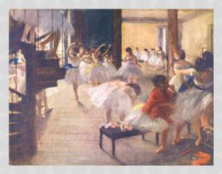 Kunstreproduktion Edgar Degas La classe de danse  