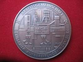 Medaille Bergbau Bergwerk Geschichte des Bergbaus  