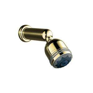   in. 3 way Invigorating Showerhead in Vibrant Polished Brass