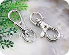 FREE SHIP 3PCS Silver Metal Swivel Lobster Clasps Clips 39X16MM BE936