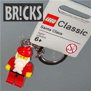 SANTA CLAUS Minifigure LEGO KeyChain Christmas Holiday  