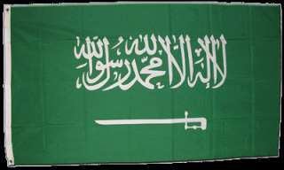 SAUDI ARABIEN Hissflagge ARABISCHE Fahnen Flaggen  