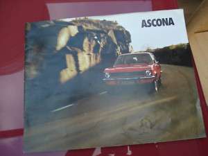 Opel Ascona A Prospekt folder Voyage  