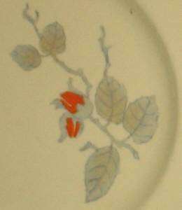   China Victorian Shape Rose 9 pc plate creamer sugar cups berry  