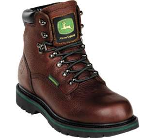 John Deere Boots 6 Safety Toe Waterproof Lace Up 6383   Free 