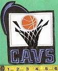   CAVALIERS NBA 6.25 Leather Jacket Retro Throwback Logo Sew on Patch