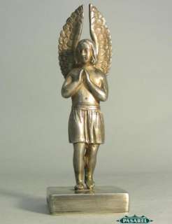 Victorian 925 Silver Angel Paper Weight London 1858  