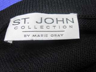 St. John Knit COLLECTION NWOT Black A Line Skirt 14 16  