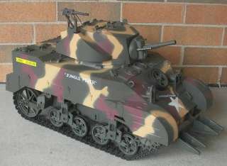   Joe Scale Remote Control M5 Stuart Tank 21st Century Toys R/C ~ AS IS