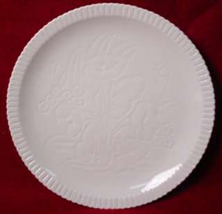 SYRACUSE china SHELLEDGE FLORAL White DINNER PLATE  