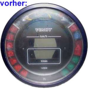 VDO Reparatur Fendt Digitaltraktormeter Display Ø140mm  