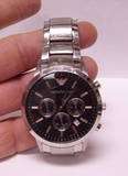 Emporio Armani Mens Stainless Steel Bracelet Watch WORKING PERFECT