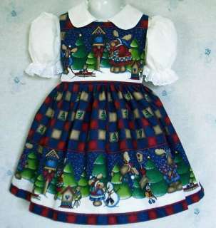 princess_trunk Daisy Kingdom Northwood Christmas Border Dress Custom 
