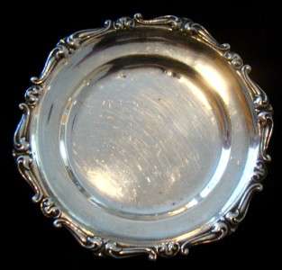 ANTIQUE~NUT CUP/BOWL PIN DISH tray BUTTER PAT~STERLING SILVER  