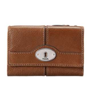   * Fossil Womens Maddox Leather Flap Multifunction Wallet SL3023215