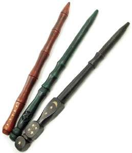 15 Carved Unique Wood Magical Wand Spells Wicca Pagan Ritual Harry 