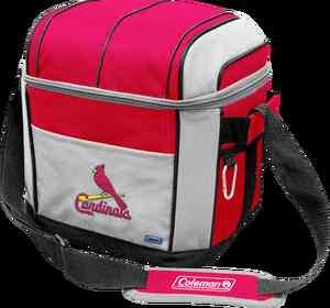 ST. LOUIS CARDINALS ~ Coleman 24 Pack Soft Sided Insulated Cooler Bag 